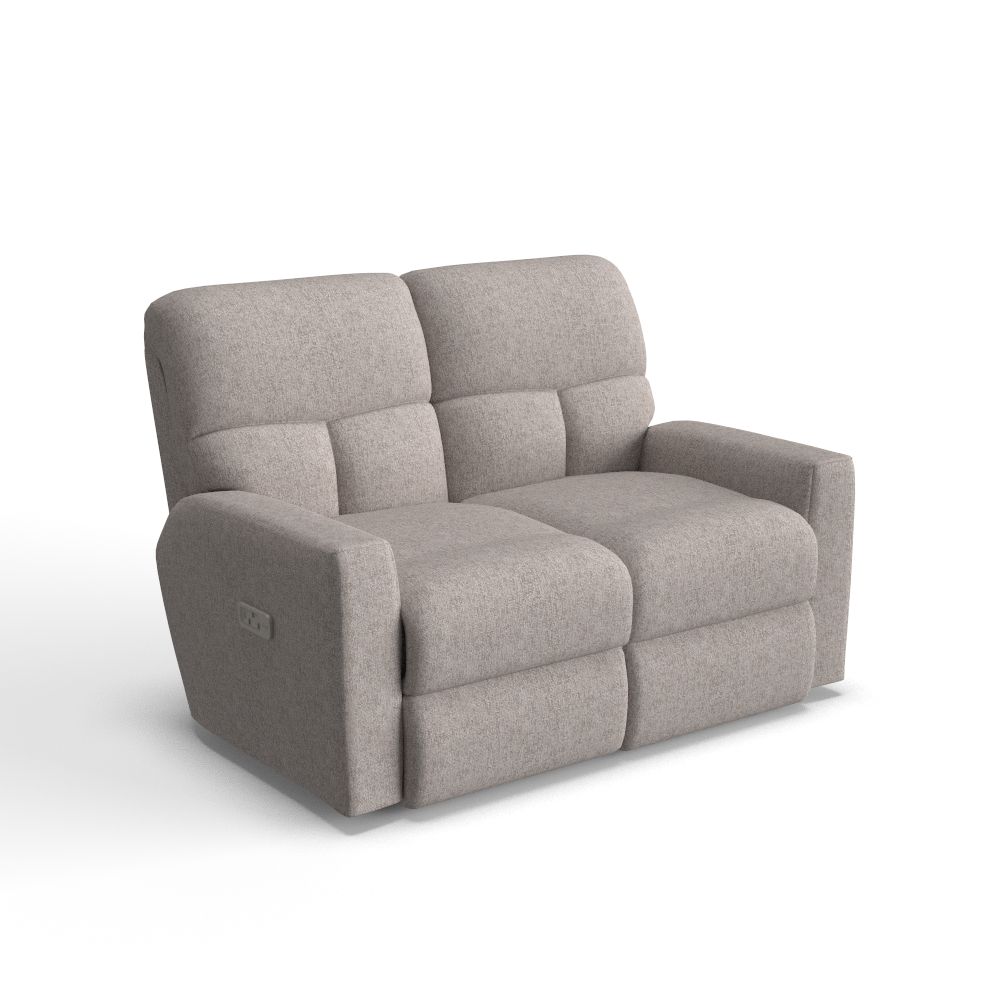 Hawthorn Power Reclining Loveseat w/ Headrest & Lumbar